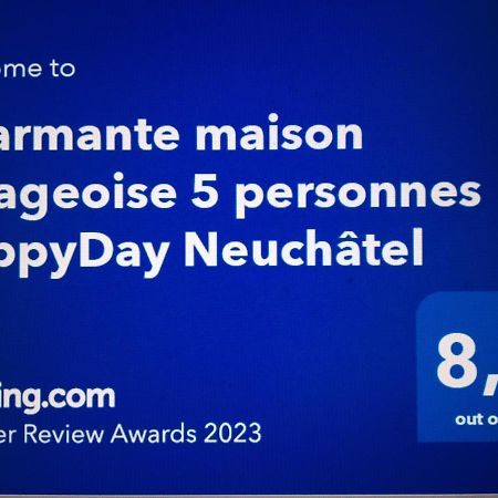 Charmante Maison Villageoise 5 Personnes Happyday Neuchatel Сен-Блез Экстерьер фото