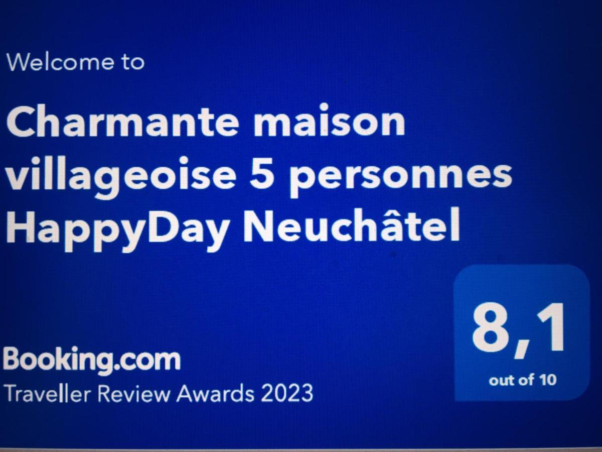 Charmante Maison Villageoise 5 Personnes Happyday Neuchatel Сен-Блез Экстерьер фото
